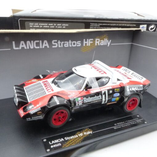 Sun Star 1:18 4525 Lancia Stratos HF Rally #1 Röhrl / Geistdörfer in OVP EX4202