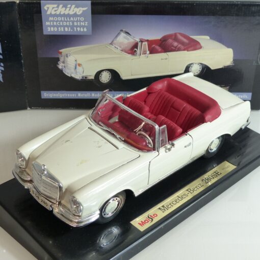 Tchibo 1:18 36873 Mercedes  Benz 280 SE weiß in OVP EX3497 – Bild 3