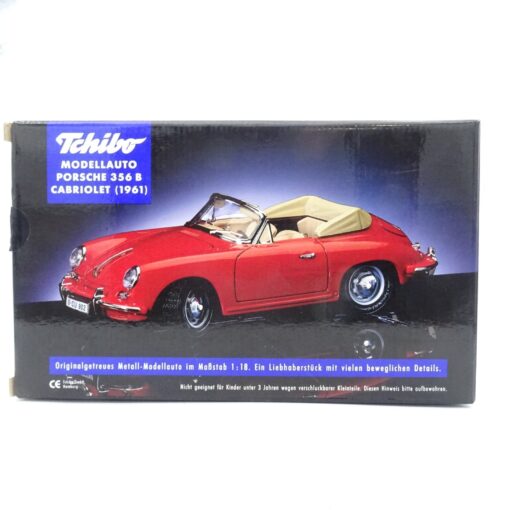 Tchibo / Maisto 1:18 45703 Porsche 356 B Cabriolet (1961) rot in OVP EX6418 – Bild 4