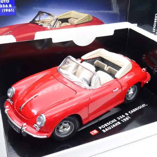 Tchibo / Maisto 1:18 45703 Porsche 356 B Cabriolet (1961) rot in OVP EX6418