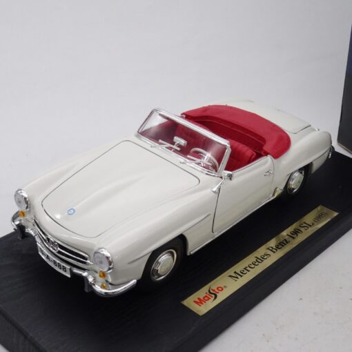 Tchibo / Maisto 1:18 46616 Mercedes 190 SL weiß Baujahr 1955 in OVP EX6517 – Bild 3