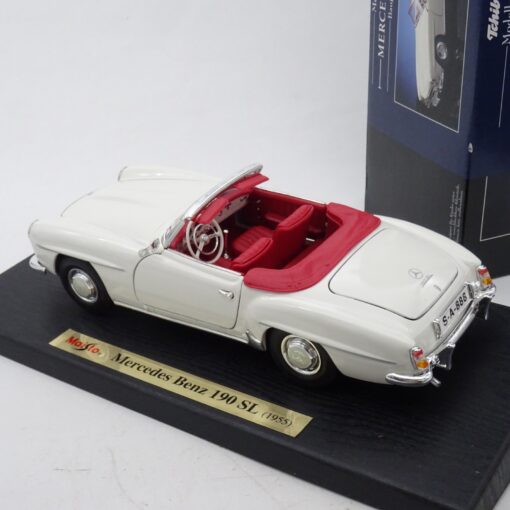 Tchibo / Maisto 1:18 46616 Mercedes 190 SL weiß Baujahr 1955 in OVP EX6517 – Bild 4