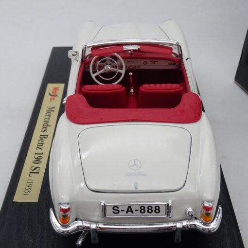 Tchibo / Maisto 1:18 46616 Mercedes 190 SL weiß Baujahr 1955 in OVP EX6517 – Bild 5