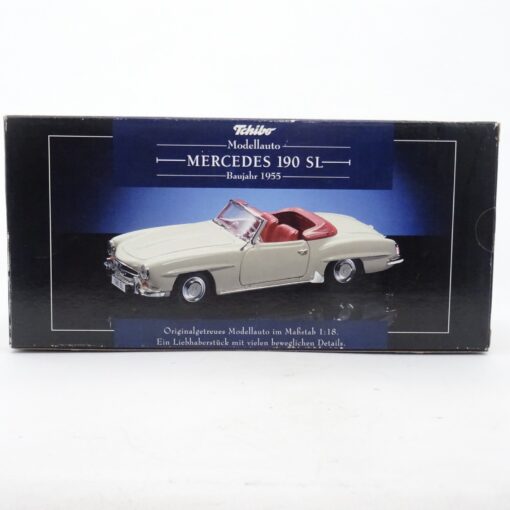 Tchibo / Maisto 1:18 46616 Mercedes 190 SL weiß Baujahr 1955 in OVP EX6517 – Bild 8