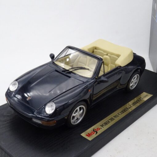 Tchibo / Maisto 1:18 46619 Porsche 911 Cabriolet 1994 schwarz in OVP EX6419 – Bild 3