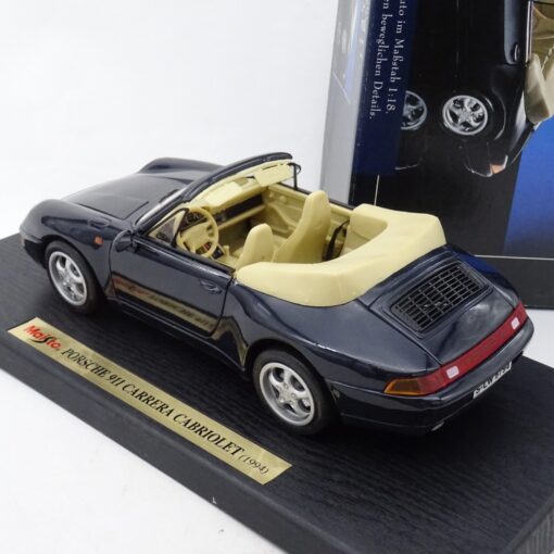 Tchibo / Maisto 1:18 46619 Porsche 911 Cabriolet 1994 schwarz in OVP EX6419 – Bild 4
