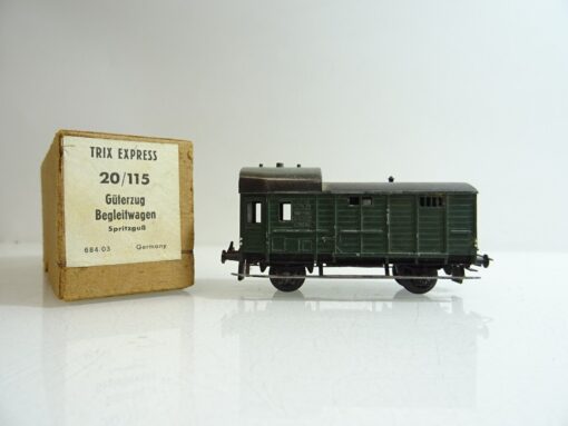 Trix Express H0 20/115 Güterzug Begleitwagen Guss in OVP PR890 – Bild 3