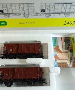 Trix H0 24031 AC Wagenset Teetransport ohne Ladung in OVP PR7958
