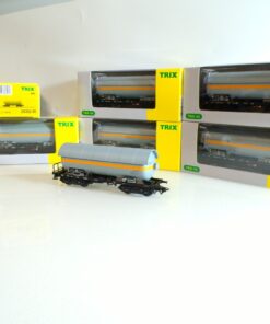 Trix H0 24352 Set mit Gaskesselwagen 6 tlg. der DB in OVP BH1135