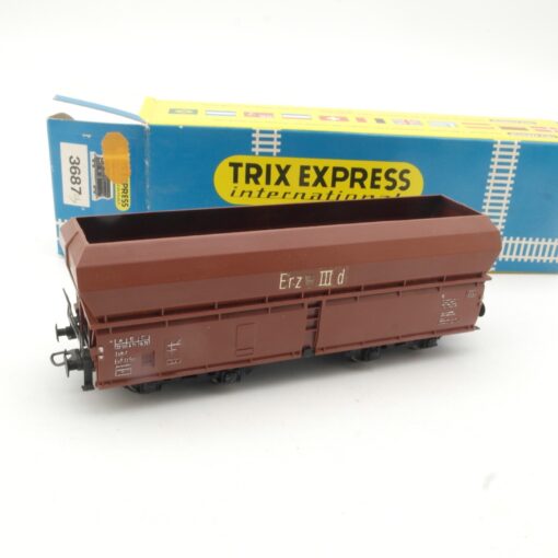 Trix H0 3687 Selbstentladewagen Erz der DB in OVP RR1512 – Bild 3