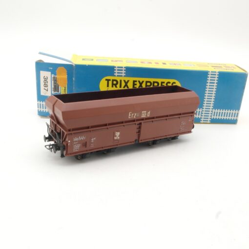 Trix H0 3687 Selbstentladewagen Erz der DB in OVP RR1512