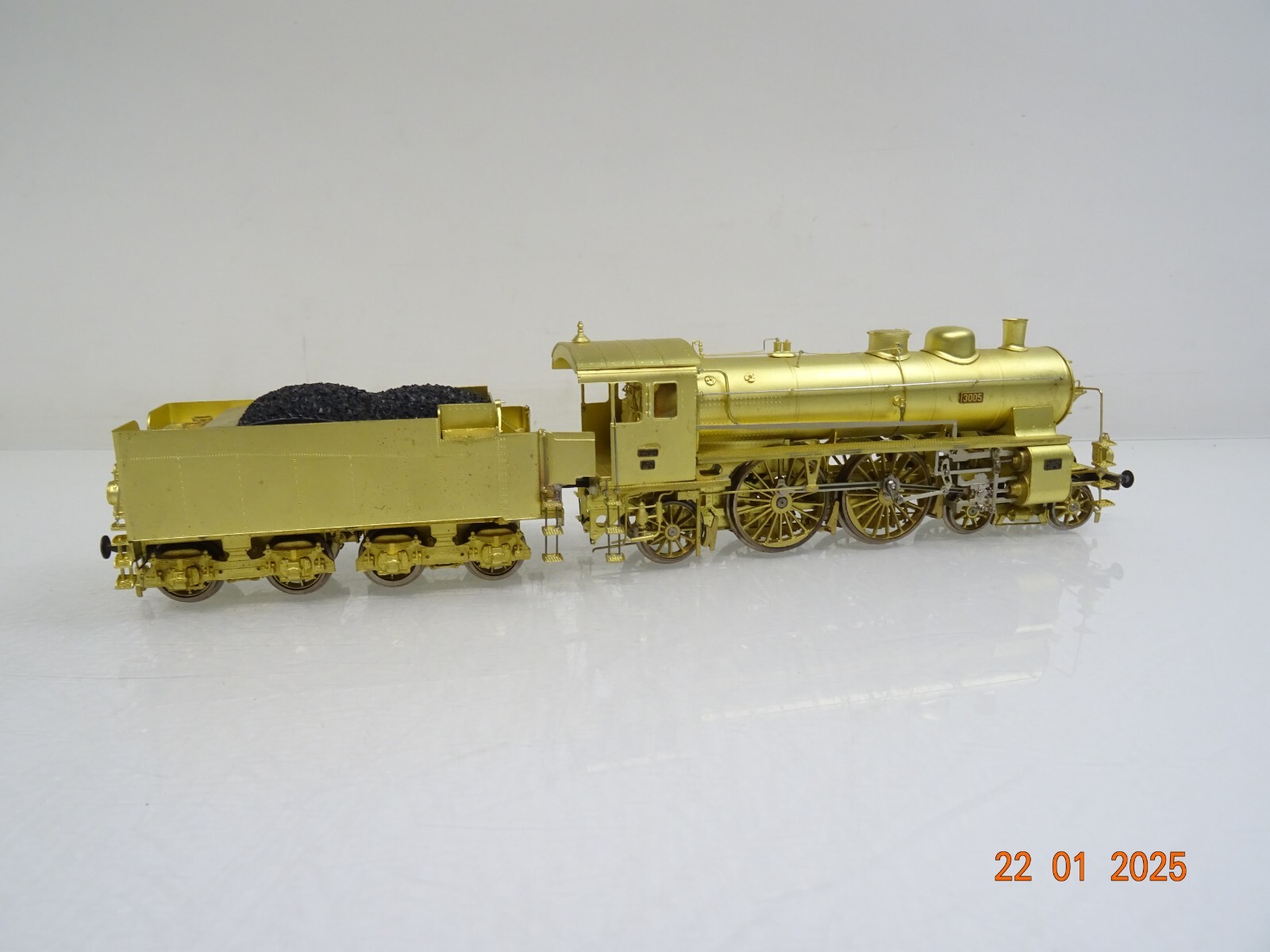 Trix Mangold H0 22497 Dampflok S 2/5 der K.Bay.Sts.B. Messing in OVP LE8465 – Bild 4