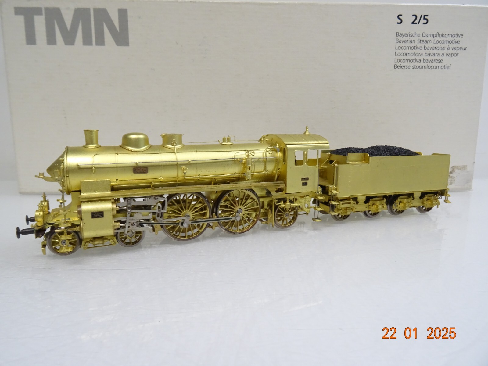 Trix Mangold H0 22497 Dampflok S 2/5 der K.Bay.Sts.B. Messing in OVP LE8465