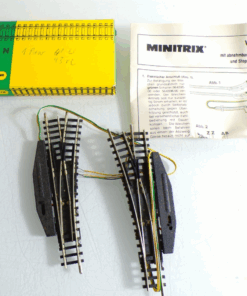 Trix Spur N 4942 Weichenpaar mit Antrieb siehe Foto in OVP PK2533