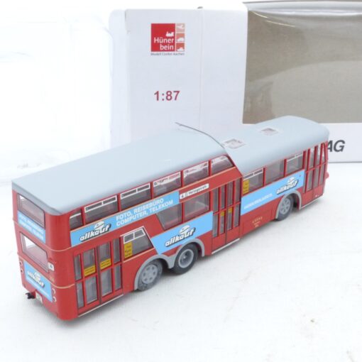 VK-Modelle 1:87 08702104-3 Büssing 1-1/2 Decker Allkauf Linienbus in OVP EX6921 – Bild 3
