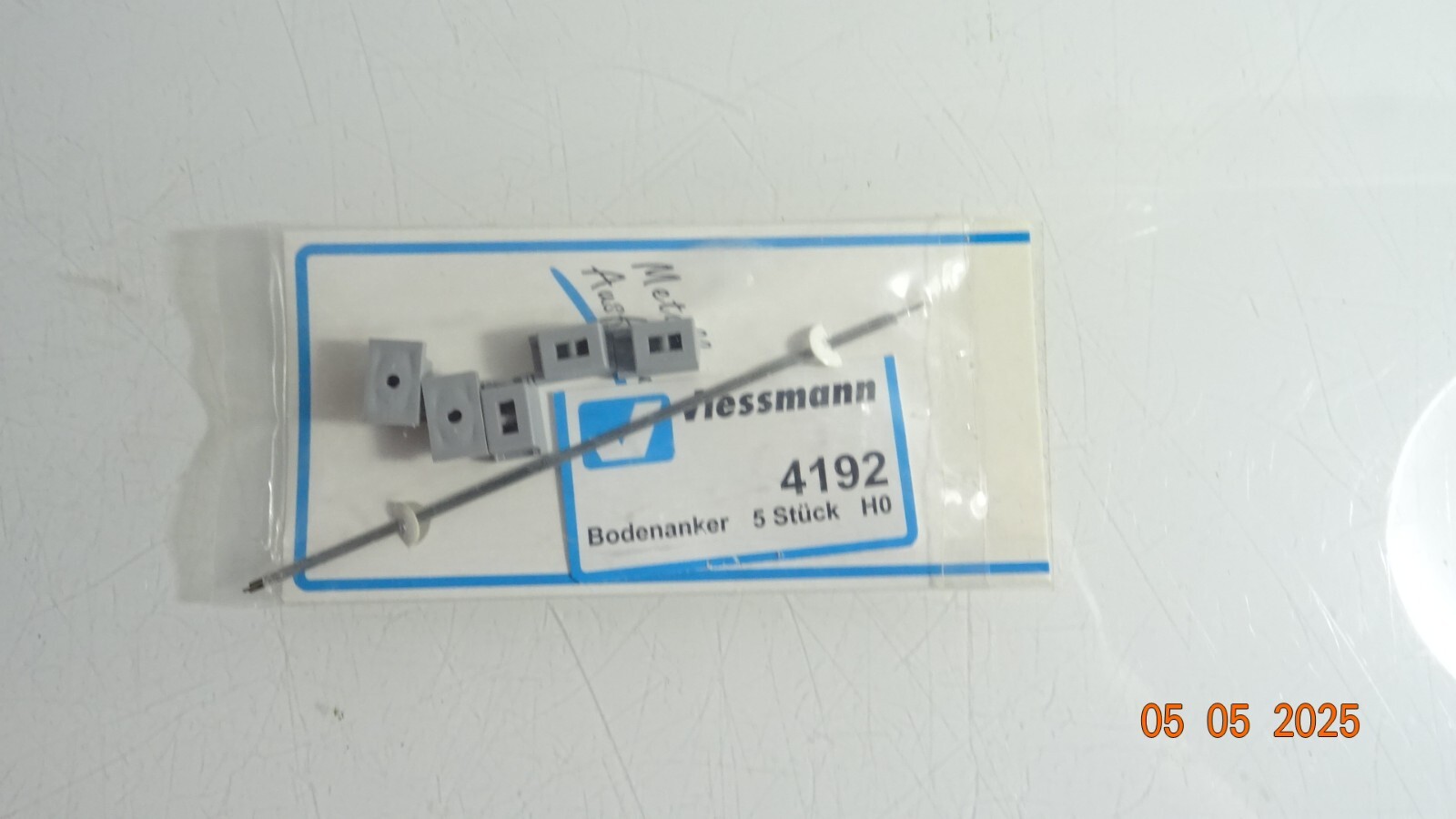 Viessmann H0 4192 Bodenanker 5 Stück siehe Foto in OVP CK7982