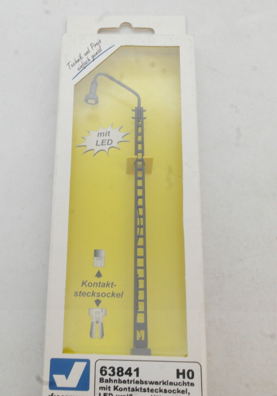 Viessmann H0 63841 Bahnbetriebswerkleuchte LED weiß in OVP RG3868 – Bild 3