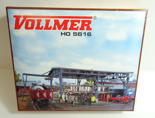 Vollmer H0 5616 Stahl-Röhrenlager Bockkran neuwertig in OVP AR8058