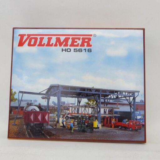 Vollmer H0 Bausatz 5616 Stahl-Röhrenlager + Bockkran in ungeöffneter OVP EX5272