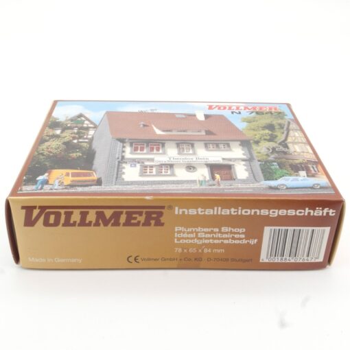 Vollmer N 47647 Bausatz Installationsgeschäft Bein neuwertig in OVP QR4178 – Bild 3