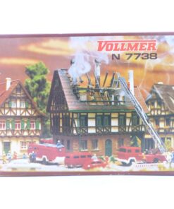 Vollmer Spur N Bausatz 7738 Brennendes Haus in OVP EX6787
