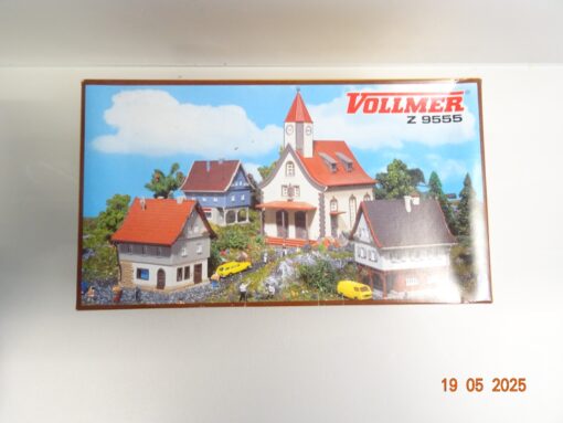 Vollmer Z 9555 Dorfbausatz mit Kirche siehe Foto in OVP CK8305