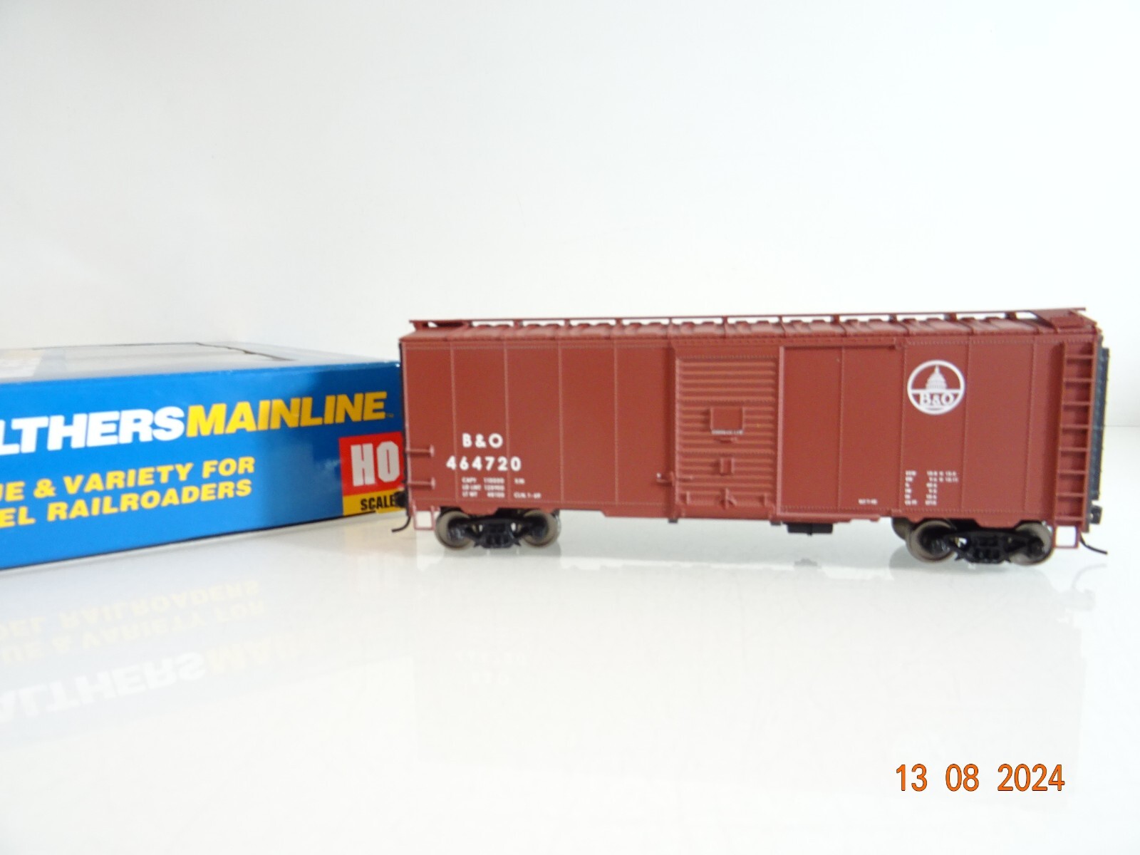 Walthers H0 910-1453 US gedeckter Güterwagen der B&O in OVP neuwertig PR2007