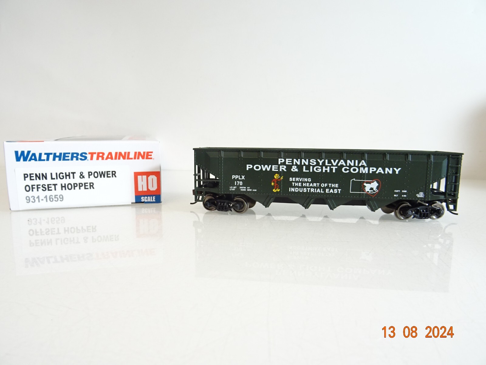 Walthers H0 931-1659 US Schüttgutwagen der PPLX in OVP neuwertig PR1999 – Bild 3