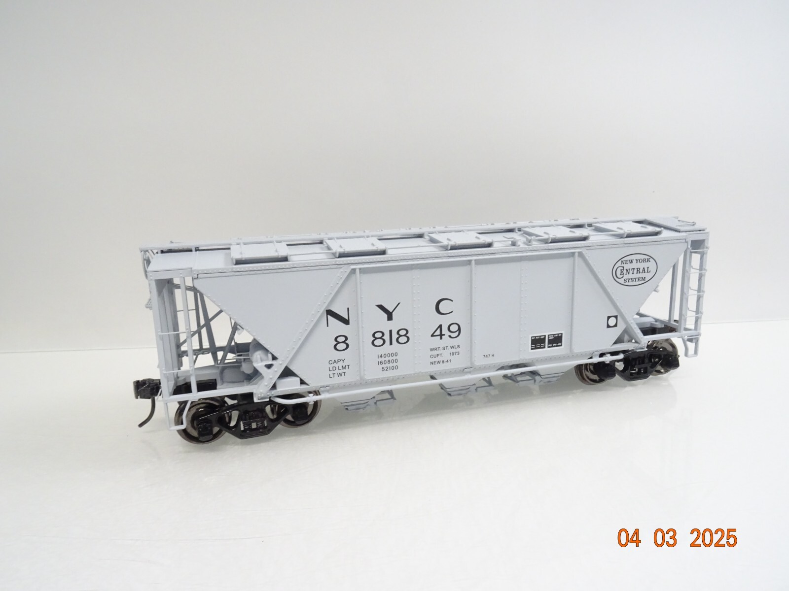 Weaver Models Spur 0 G24001 US Schüttgutwagen NYC in OVP LE9091 – Bild 3