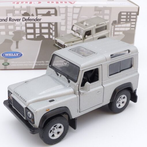 Welly 1:43 Land Rover Defender silber/metallic, in OVP EX2194