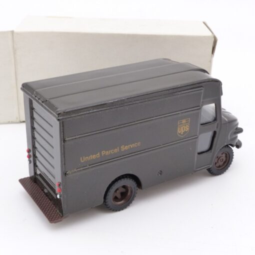 Werbemodell Paketwagen aus Metall UPS United Parcel Service in OVP EX3563 – Bild 3