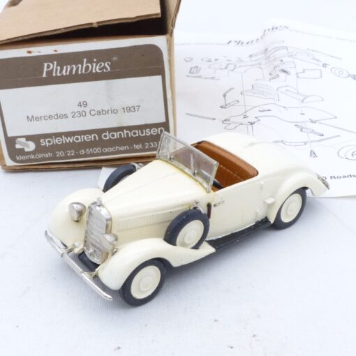 Western Models 1:43 Plumbies 49 Mercedes 230 Cabrio 1937 in OVP EX7950