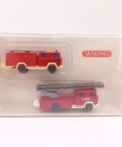 Wiking 1:160 N 9620118 Magirus DL 30 Feuerwehr plus extra Fahrzeug in OVP EX8225