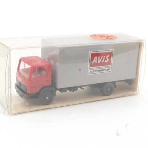 Wiking 1:87 00434 MB LP 809 Koffer LKW Avis in OVP QR5108