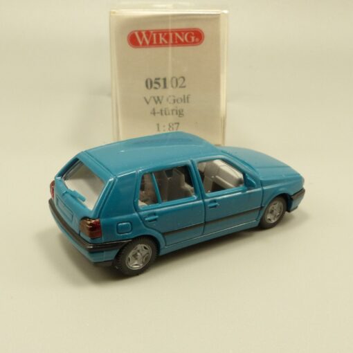 Wiking 1:87 05102 VW Golf GL 4-türig ozeanblau in OVP EX3422 – Bild 3