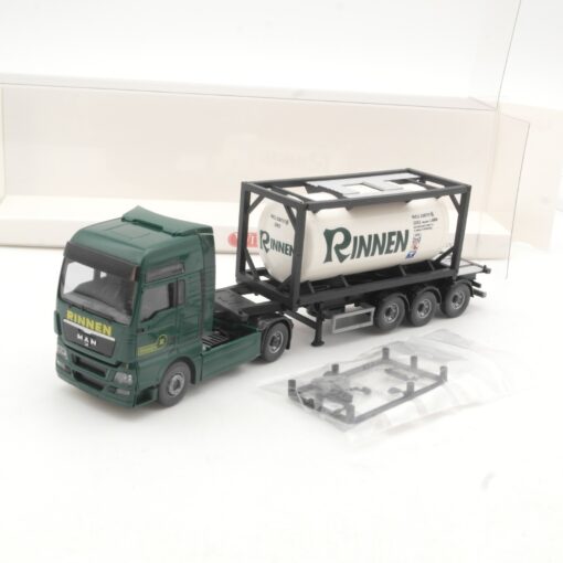 Wiking 1:87 053601 MAN TXG Tankcontainersattelzug Rinnen in OVP RR3308