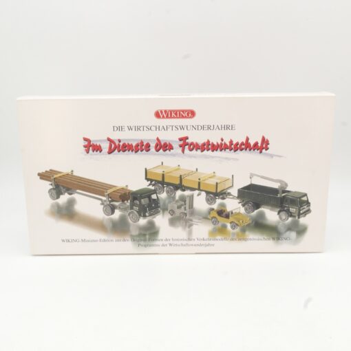Wiking 1:87 0990 67 53 Set Im Dienst der Forstwirtschaft in OVP RR3139 – Bild 4