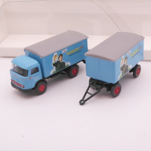 Wiking 1:87 2640 Mercedes Benz LP 321 Hängerzug Krombacher Pils in OVP RT3476