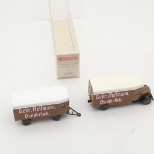 Wiking 1:87 27845 Mercedes L 2500 Möbellastzug Hellmann in OVP RR1146 – Bild 4