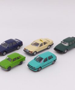 Wiking 1:87 5er-Pack diverse ältere PKW Modelle in Tüte siehe Bilder o. EX8163