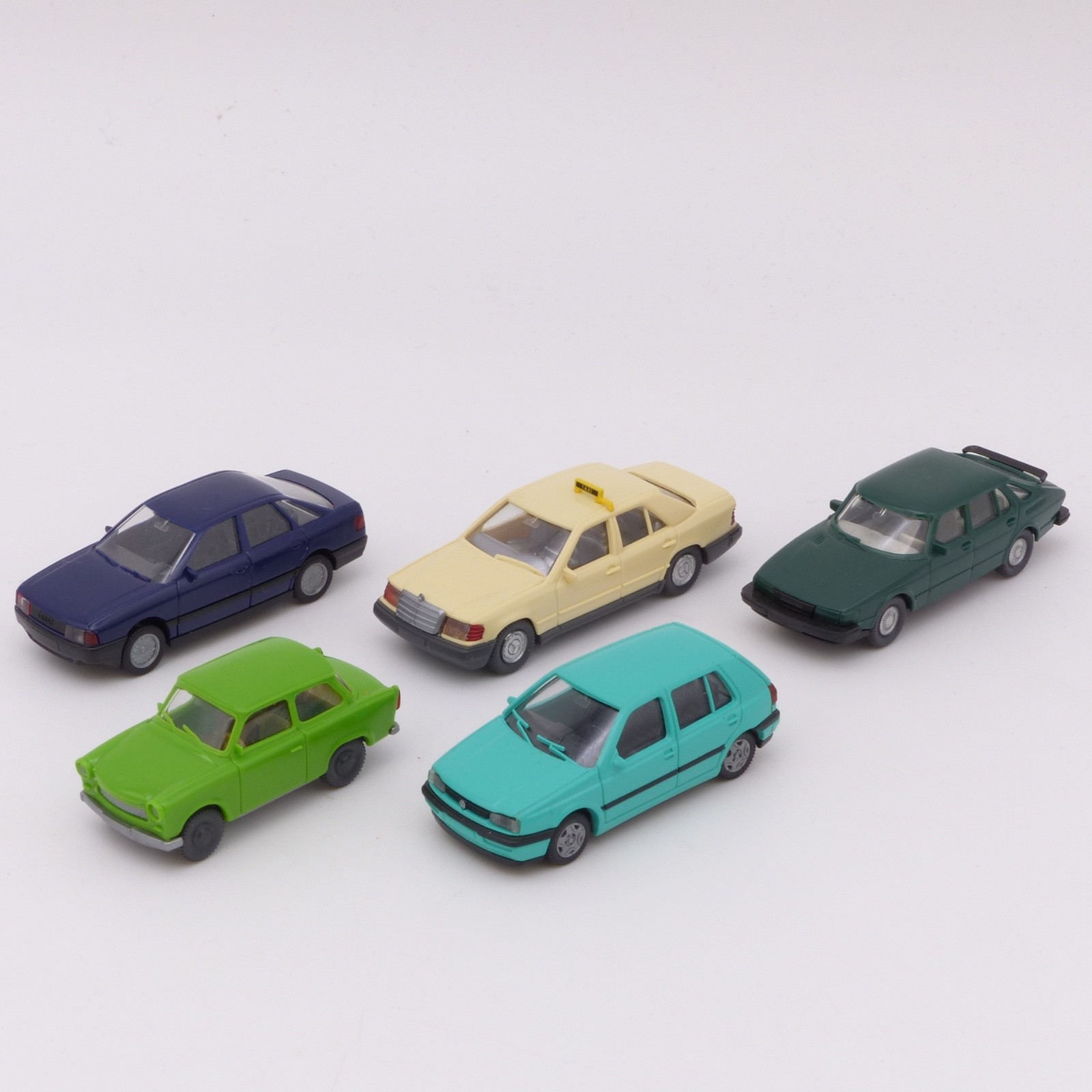 Wiking 1:87 5er-Pack diverse ältere PKW Modelle in Tüte siehe Bilder o. EX8163