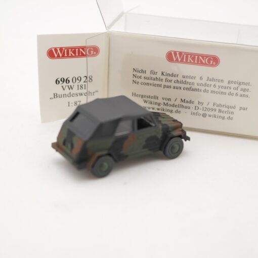 Wiking 1:87 6960928 VW 181 Bundeswehr tarnfarben in OVP RR1812 – Bild 3