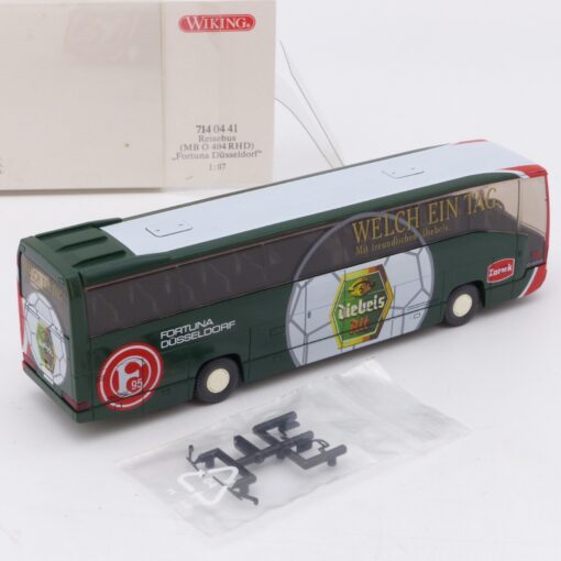 Wiking 1:87 7140441 MB O 404 RHD Reisebus Fortuna Düsseldorf in OVP EX7300 – Bild 3
