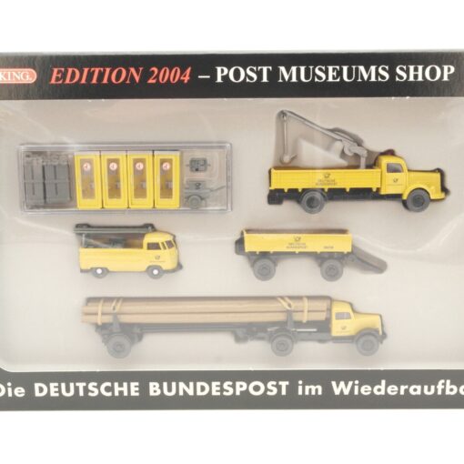 Wiking 1:87 80-08 Set Bundespost im Wiederaufbau Edition 2004 in OVP RG8915 – Bild 3