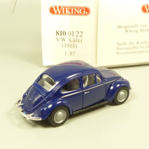 Wiking 1:87 8100122 VW Käfer 1961 stahlblau in OVP EX7348 – Bild 3