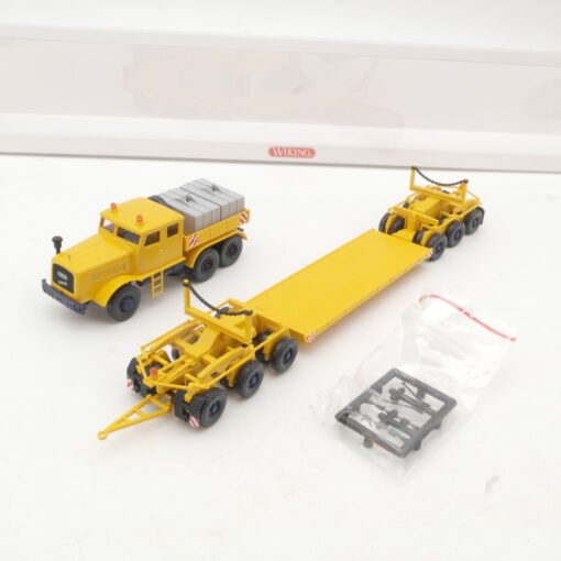Wiking 1:87 851 39 48 Scheuerle Tieflader mit Schwerlastpritsche in OVP RR3347