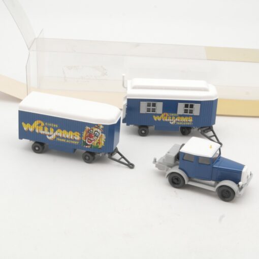Wiking 1:87 85330 Hanomag mit 2 Anhänger Zirkus Williams in OVP RR3398 – Bild 3