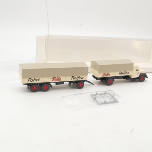 Wiking 1:87 855 05 36 Magirus S 7500 Pritschen-Lastzug Fulda in OVP RR3300 – Bild 3