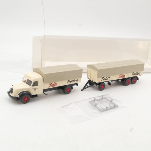 Wiking 1:87 855 05 36 Magirus S 7500 Pritschen-Lastzug Fulda in OVP RR3300
