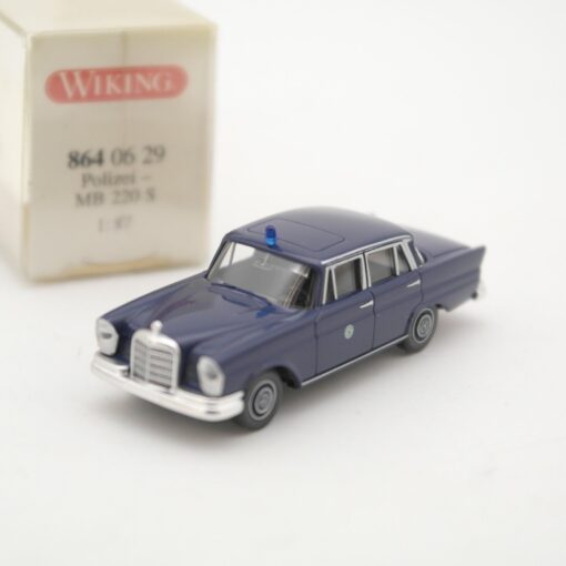 Wiking 1:87 864 06 29 Mercedes Benz 220 S Polizei in OVP QR6903